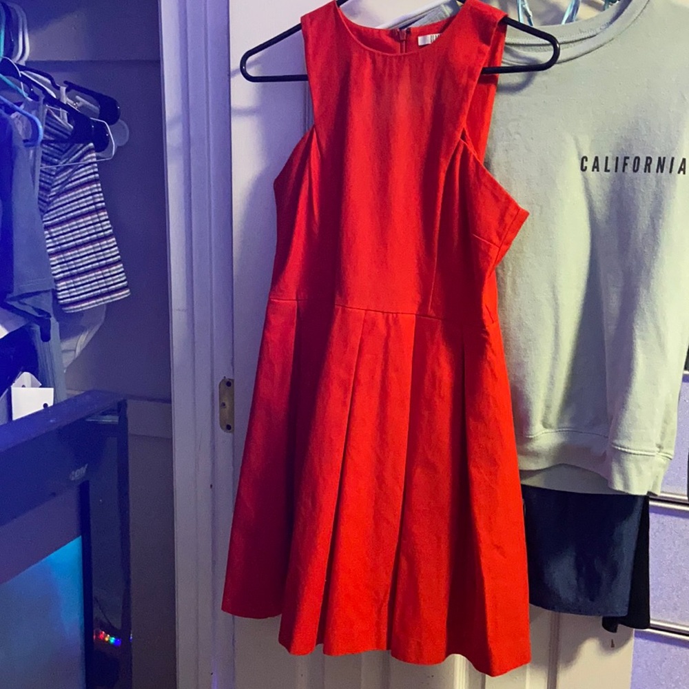 Red dress